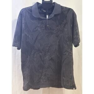 Caribbean Joe Hawaiian Gray Polo Men's size XL